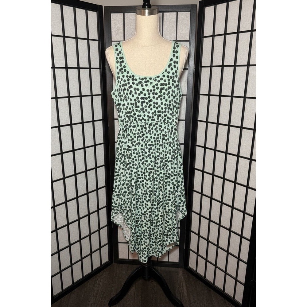 XHILIRATION Womens Green SUNDRESS With Open Back SIZE M
